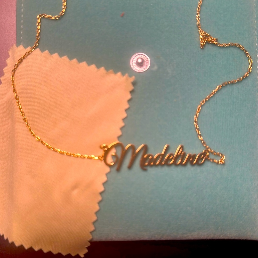 18k and Sterling Silver Name Necklace